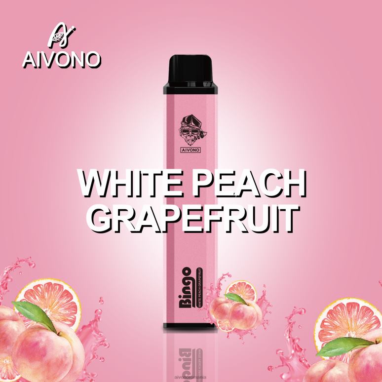 Aivono AIM BINGO 4000 grapefruit alb de piersici - BNV08134 Aivono Vape
