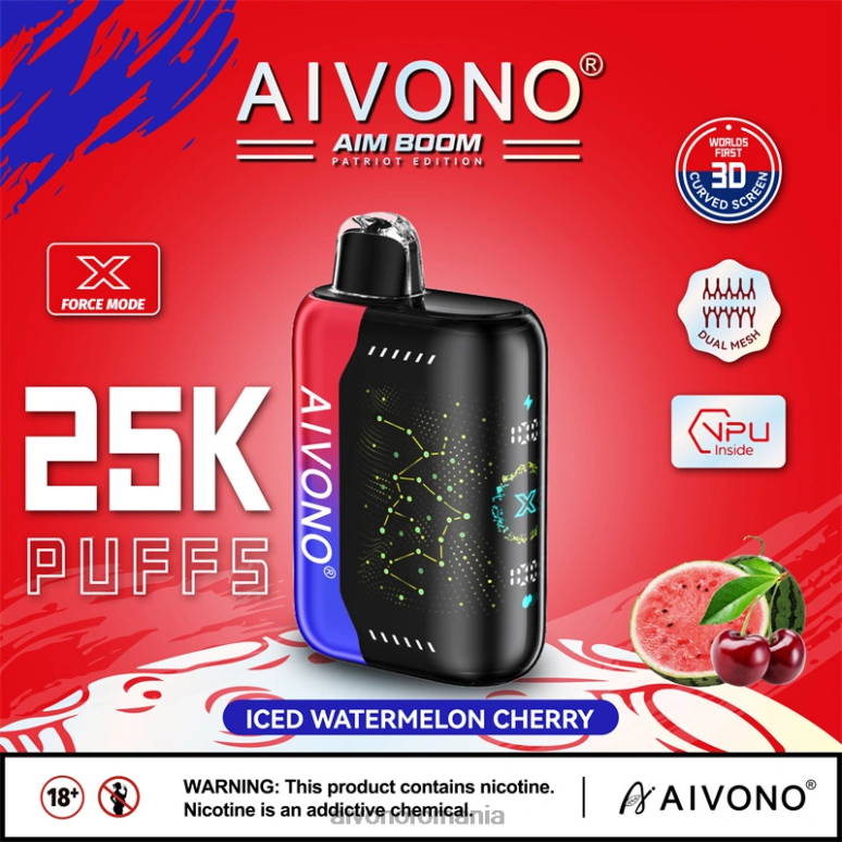 Aivono AIM BOOM 25000 cireș înghețat pepene verde - BNV08347 Aivono Romania