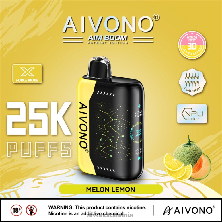 Aivono AIM BOOM 25000 pepene lămâie - BNV08348 Aivono Vape