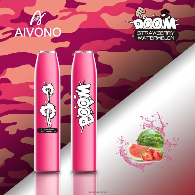 Aivono AIM BOOM 600 pepene verde căpșuni - BNV08364 Aivono Vape