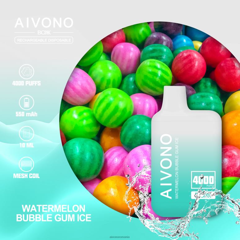 Aivono AIM BOXX 4000 gheață de gumă pepene verde - BNV08227 Aivono Romania