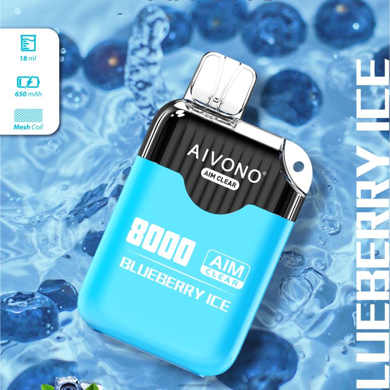 Aivono AIM CLEAR 8000 gheata de afine - BNV08206 Aivono Vape