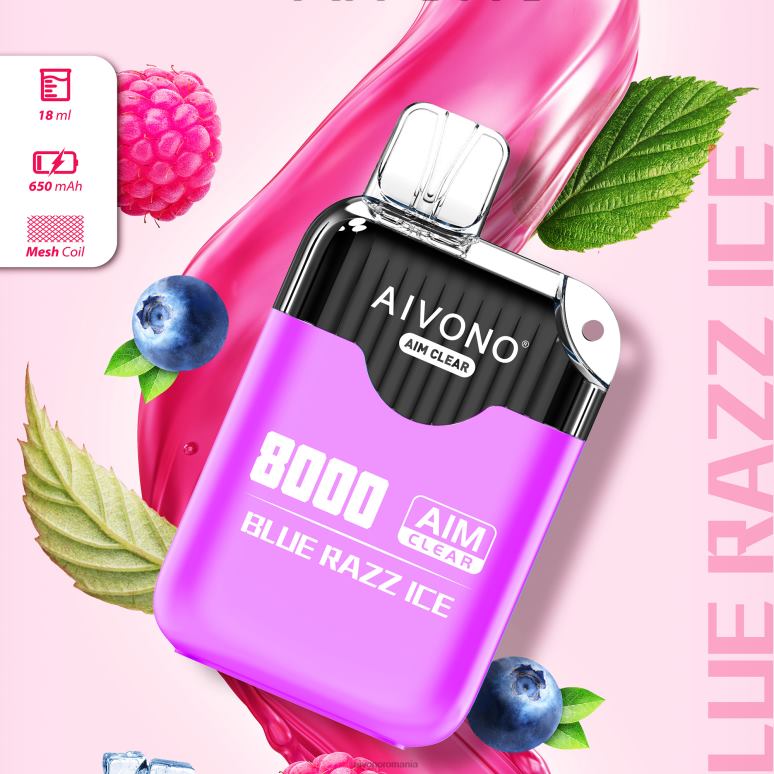 Aivono AIM CLEAR 8000 gheață albastră - BNV08202 Aivono Vape