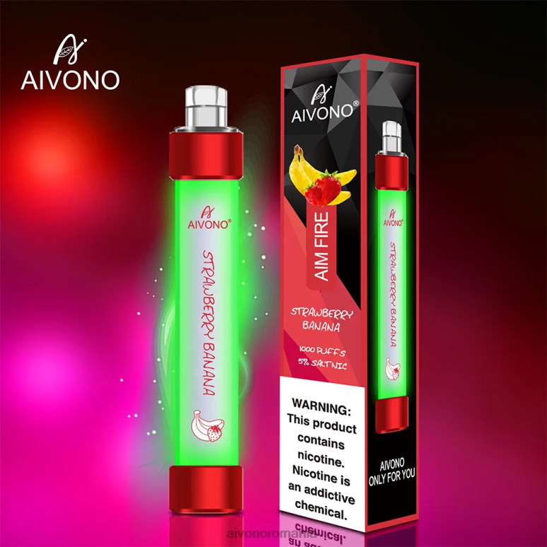 Aivono AIM FIRE 1000 banană căpșuni - BNV08332 Aivono Vape