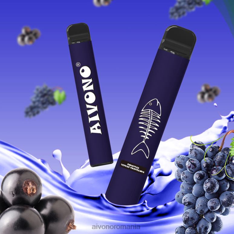 Aivono AIM FISHBONE 600 coacaze negre de struguri - BNV08284 Aivono Vape