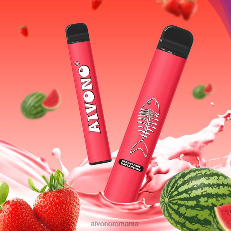 Aivono AIM FISHBONE 600 pepene verde căpșuni - BNV08282 Aivono Vape