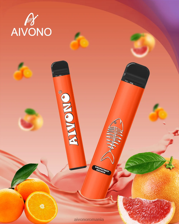 Aivono AIM FISHBONE 600 portocală de grepfrut - BNV08280 Aivono Vape