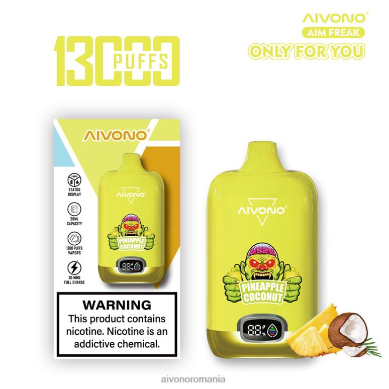 Aivono AIM FREAK 13000 nucă de cocos de ananas - BNV08248 Aivono Vape