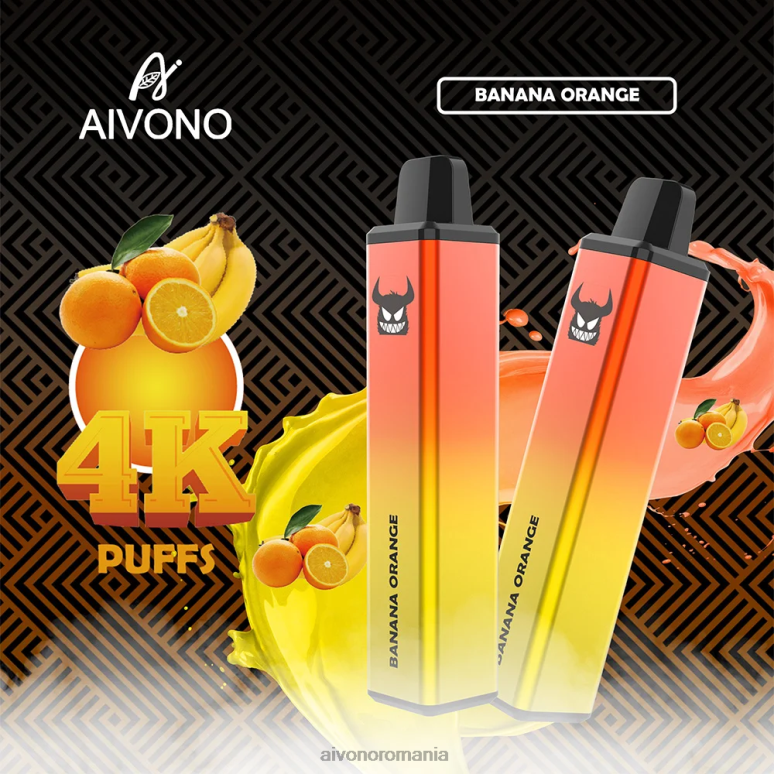 Aivono AIM FREAK 4000 portocala banana - BNV08258 Aivono Vape