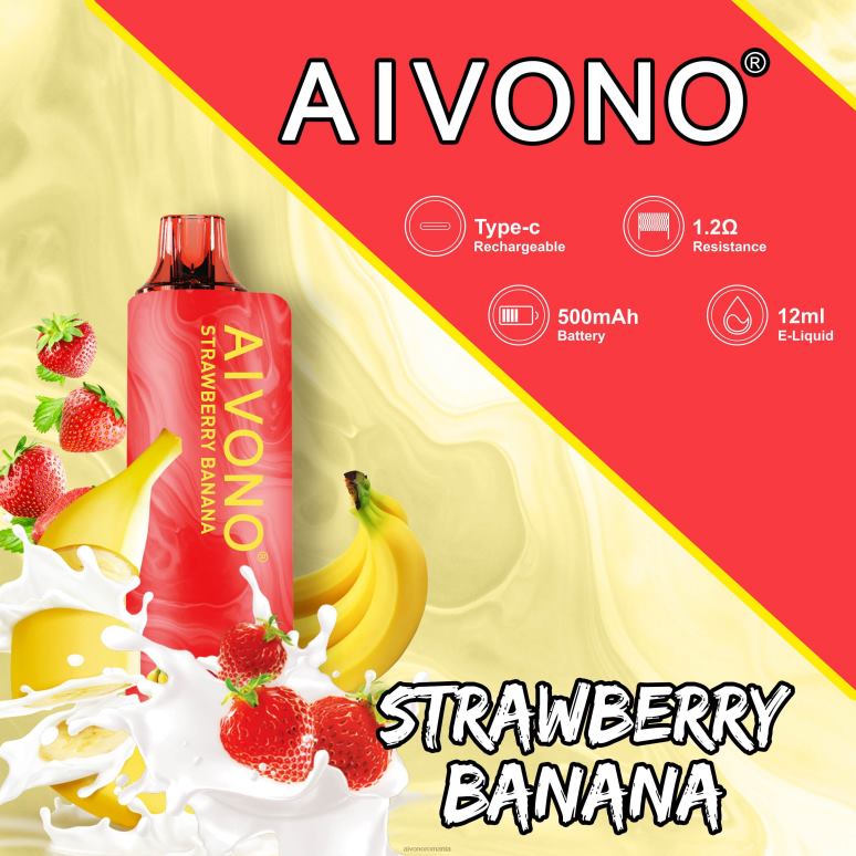 Aivono AIM GUN 7000 banană căpșuni - BNV08107 Aivono Romania
