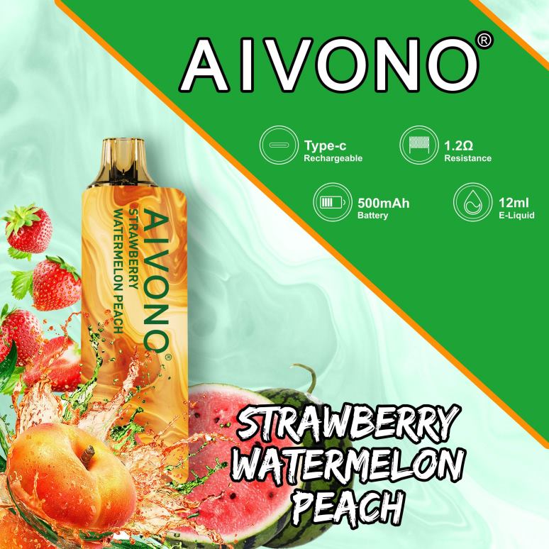 Aivono AIM GUN 7000 capsuni pepene piersic - BNV08108 Aivono Vape