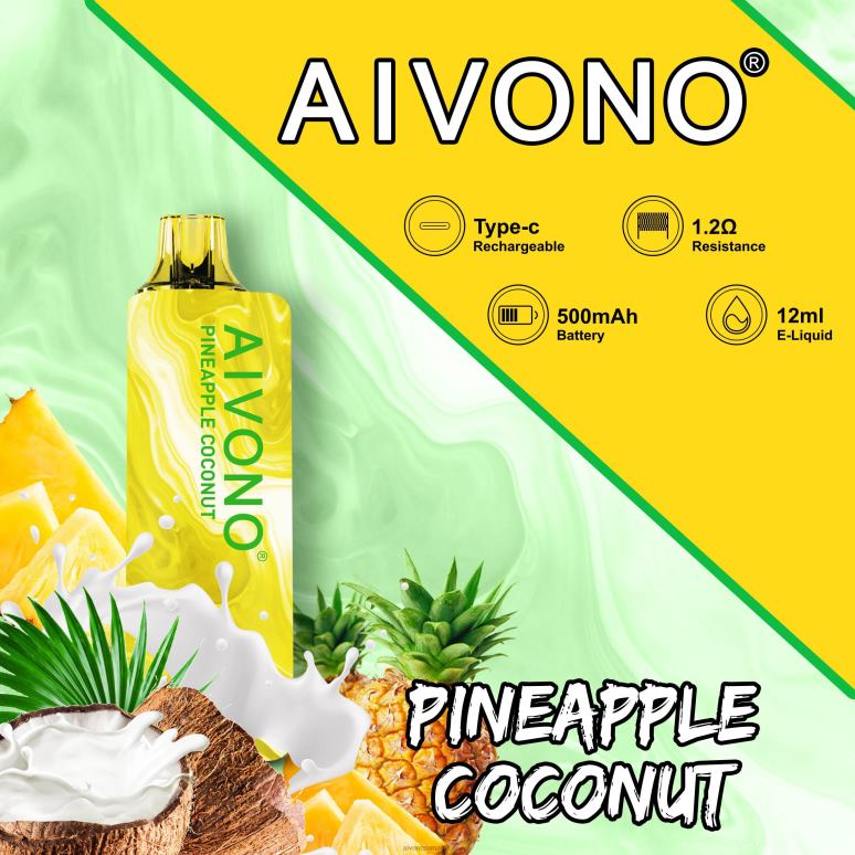 Aivono AIM GUN 7000 nucă de cocos de ananas - BNV08106 Aivono Vape