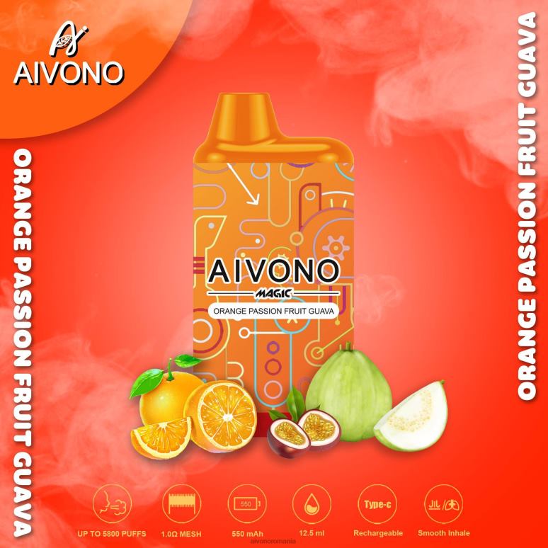 portocala fructul pasiunii guava