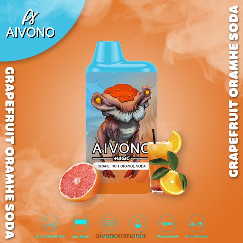 sifon de portocale cu grapefruit
