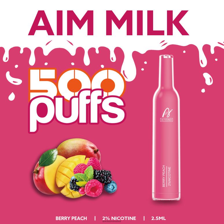 Aivono AIM MILK 500 fructe de pădure piersică - BNV08273 Aivono Romania