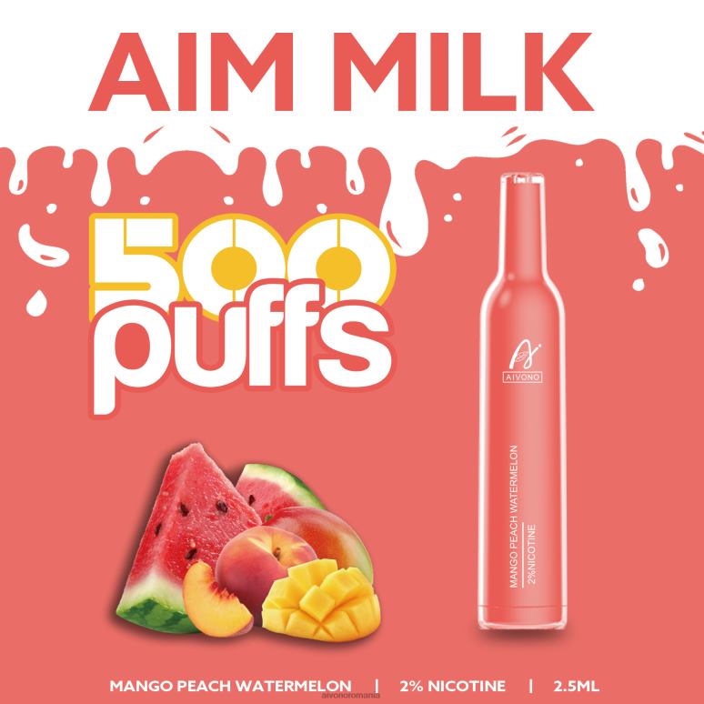 Aivono AIM MILK 500 mango piersici pepene verde - BNV08268 Aivono Vape