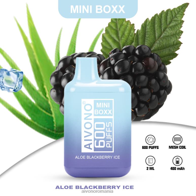 Aivono AIM MINI BOXX 600 gheață curentă de aloe - BNV08240 Aivono Vape