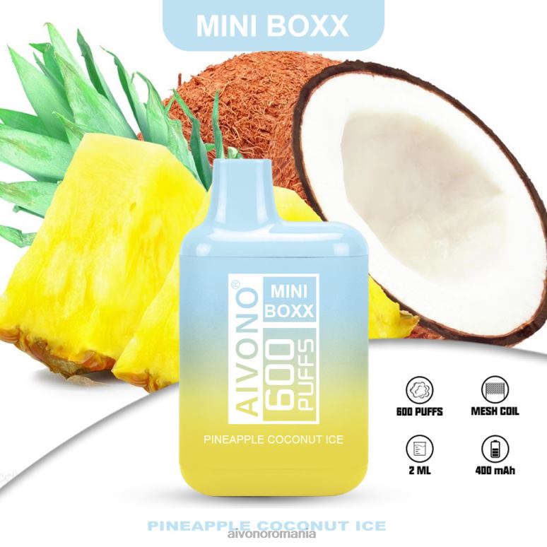 Aivono AIM MINI BOXX 600 gheață de cocos cu ananas - BNV08238 Aivono Vape