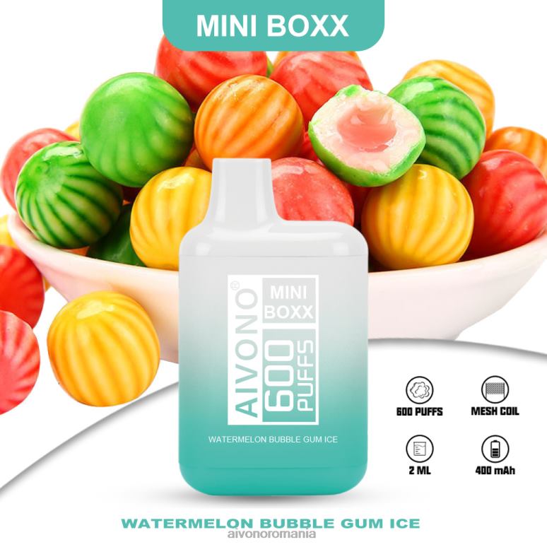 Aivono AIM MINI BOXX 600 gheață de gumă pepene verde - BNV08235 Aivono Romania