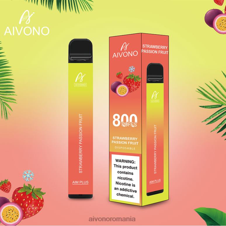 Aivono AIM PLUS 800 fructul pasiunii de căpșuni - BNV08195 Aivono Romania