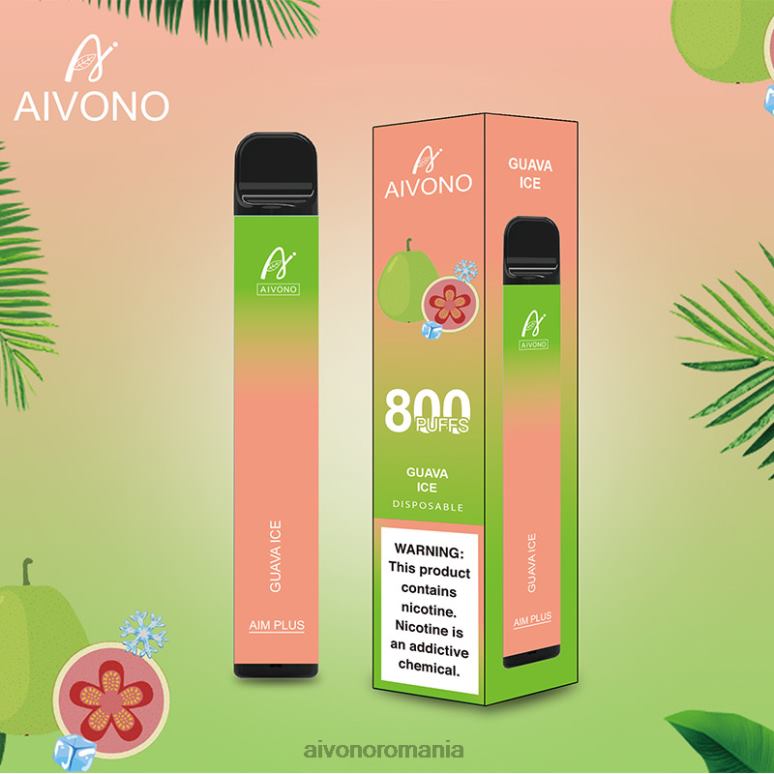 Aivono AIM PLUS 800 gheață de guava - BNV08180 Aivono Vape