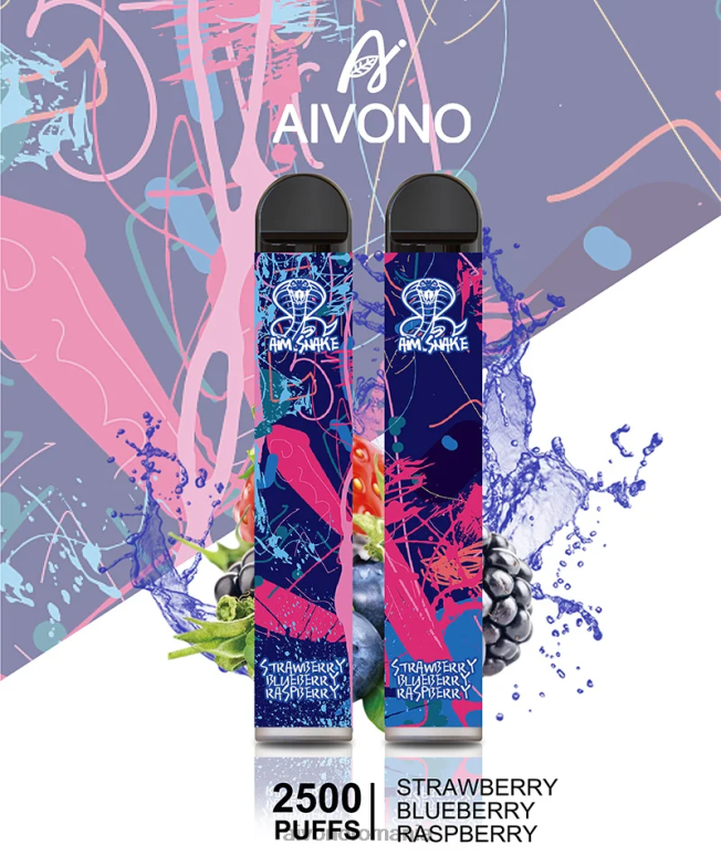 Aivono AIM SNAKE 2500 capsuni afine zmeura - BNV08318 Aivono Vape