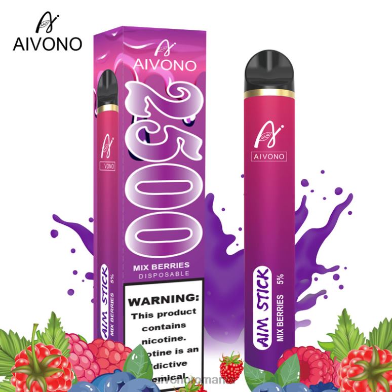Aivono AIM STICK 2500 amestecați fructele de pădure - BNV08158 Aivono Vape