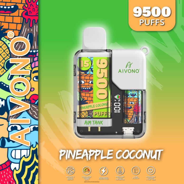 Aivono AIM TANK 9500 nucă de cocos de ananas - BNV0840 Aivono Vape