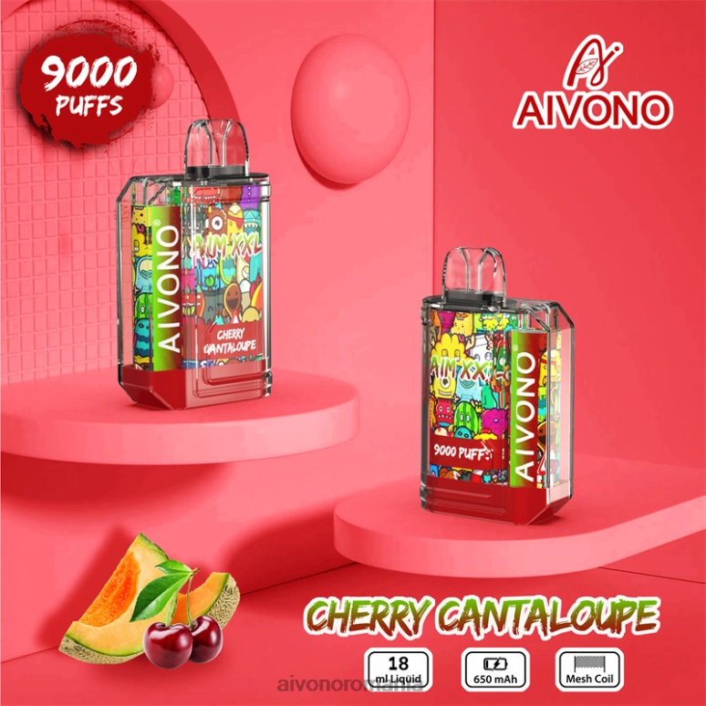 Aivono AIM XXL 9000 autocolant gura transparent pepene galben cireș - BNV0857 Aivono Romania