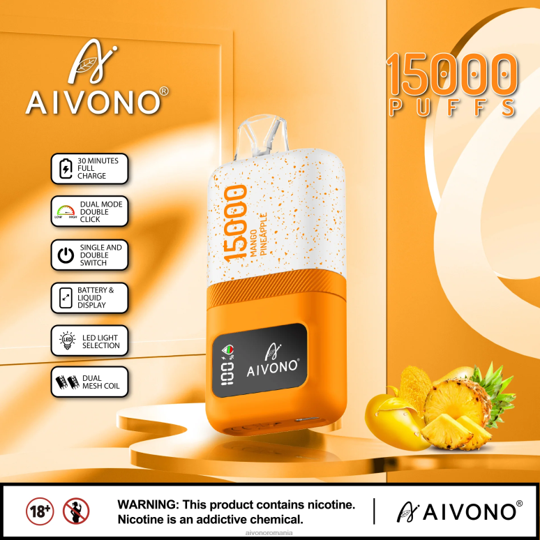 Aivono AIM magic 15000 ananas mango - BNV0869 Aivono Romania