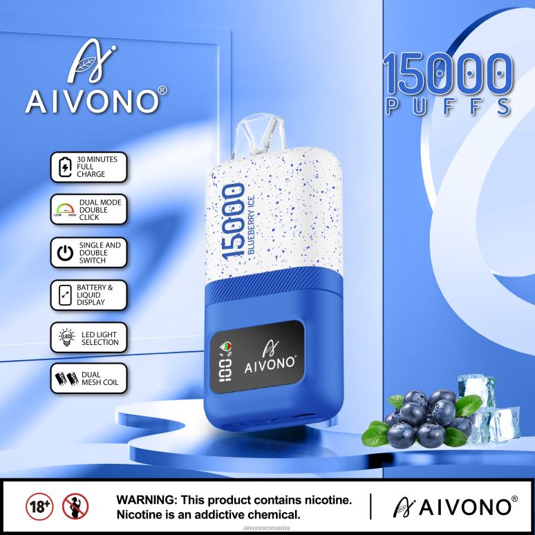 Aivono AIM magic 15000 gheata de afine - BNV0868 Aivono Vape