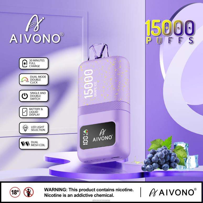 Aivono AIM magic 15000 gheață de struguri - BNV0860 Aivono Vape