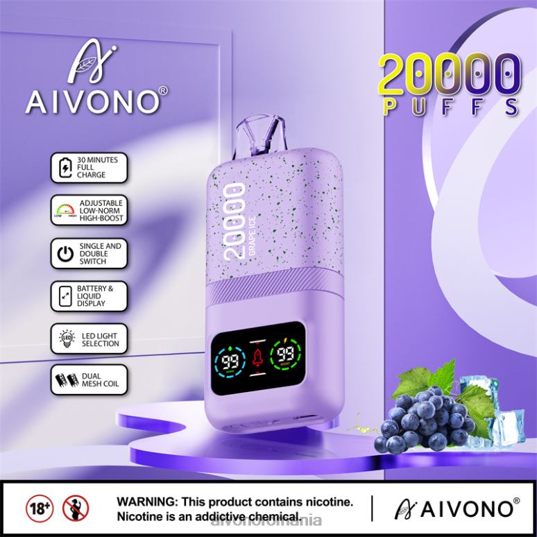 Aivono AIM magic 20000 gheață de struguri - BNV0886 Aivono Vape