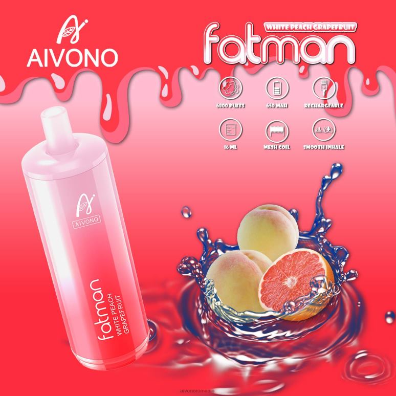 Aivono FATMAN 6800 grapefruit - BNV0825 Aivono Romania