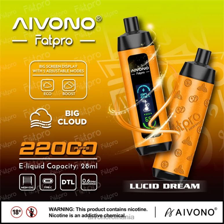 Aivono Fatpro 22000 vis lucid - BNV087 Aivono Romania