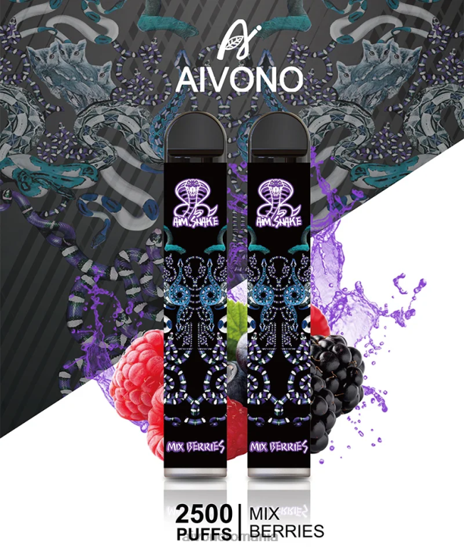 Aivono AIM SNAKE 2500 amestecați fructele de pădure - BNV08312 Aivono Vape