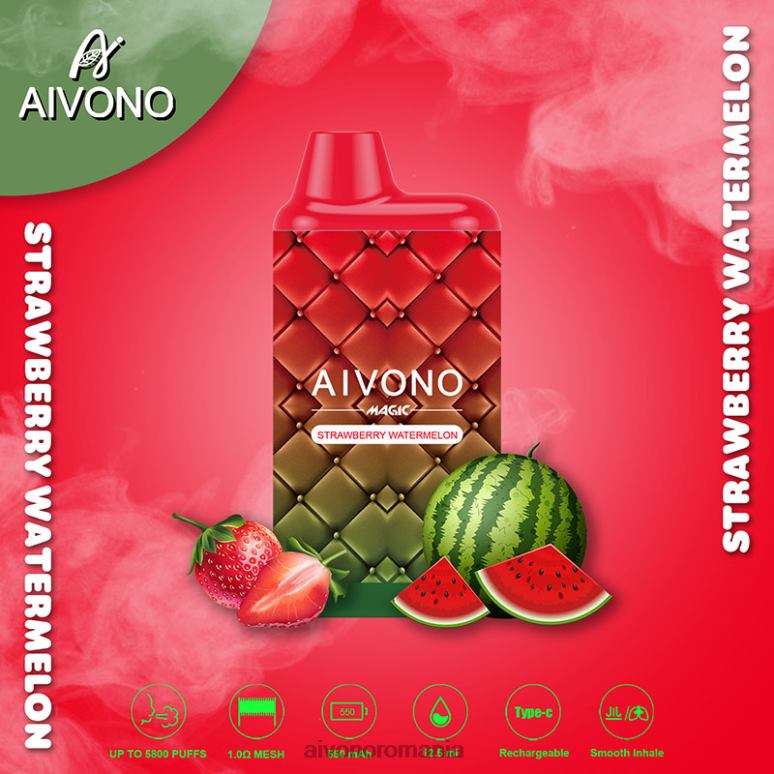 Aivono AIM MAGIC 5800 țigară cutie de gură pepene verde căpșuni - BNV0899 Aivono Romania
