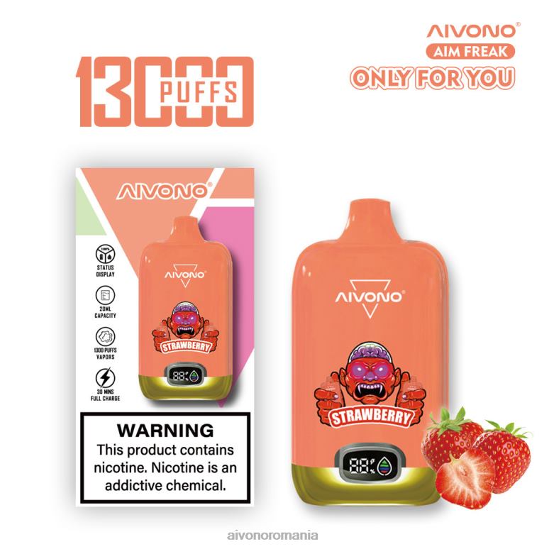 Aivono AIM FREAK 13000 căpșună - BNV08243 Aivono Romania